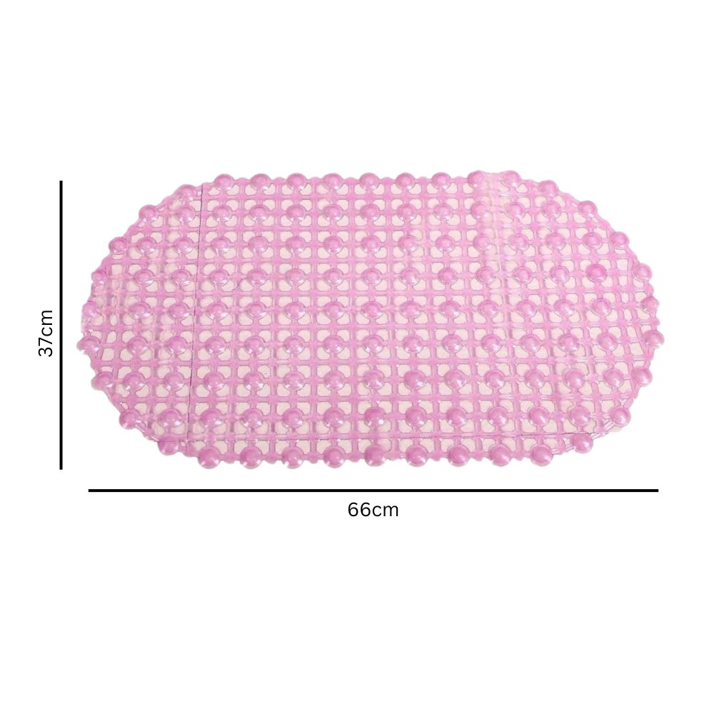 Suction Bath Mat With Drain Holes