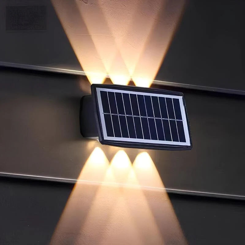 Solar Wall Sconce Light for Outdoor Entrances