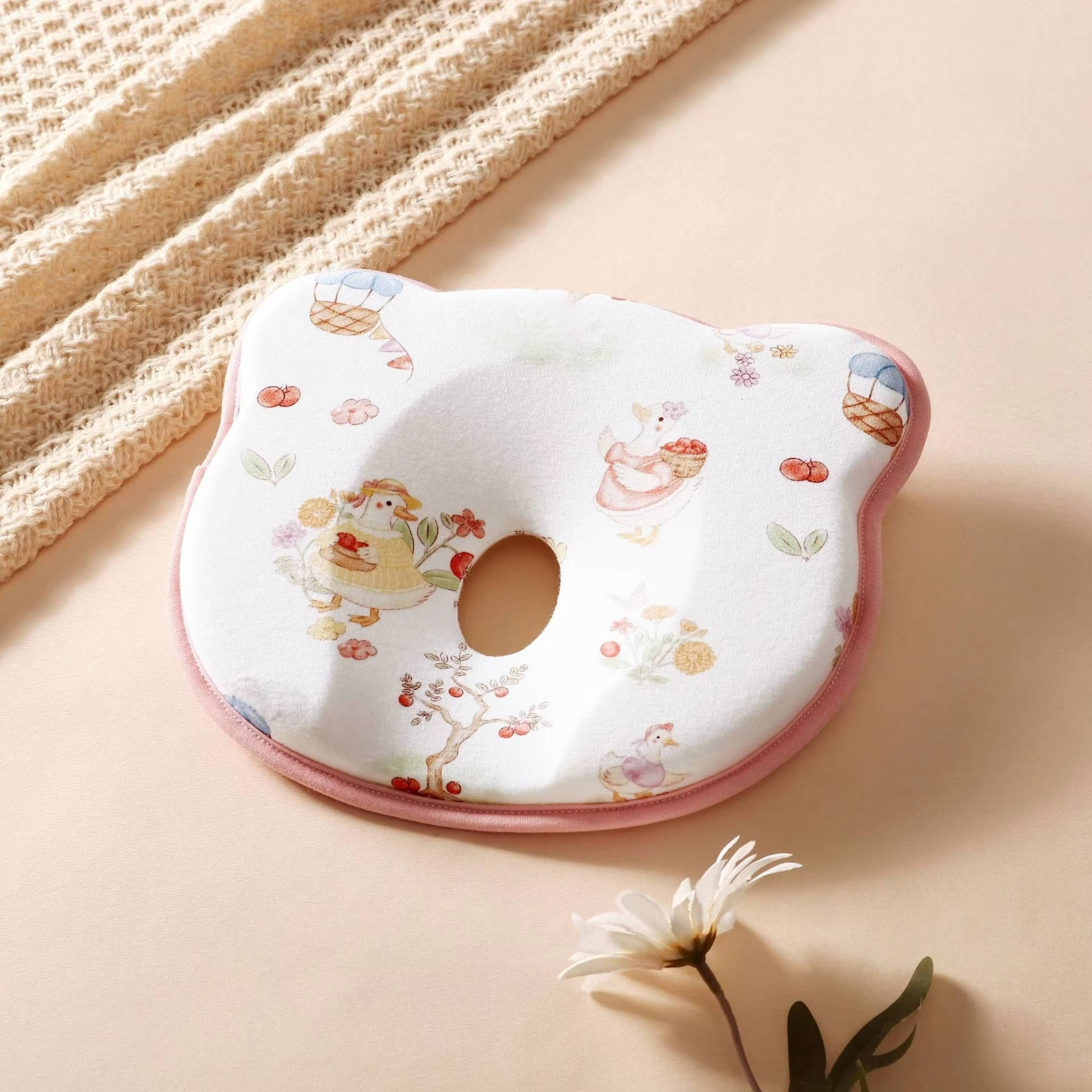 Breathable Infant Head Support Pillow
