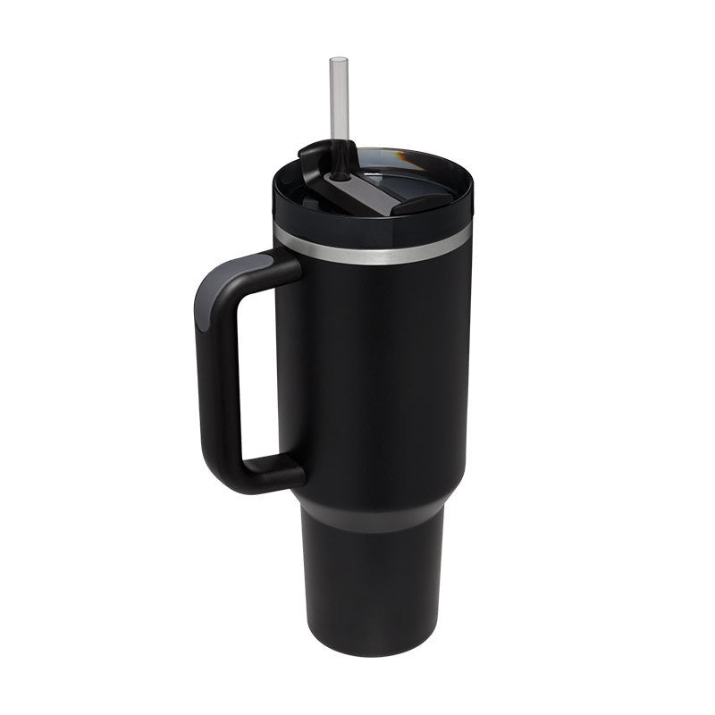 Insulated Travel Mug With Straw