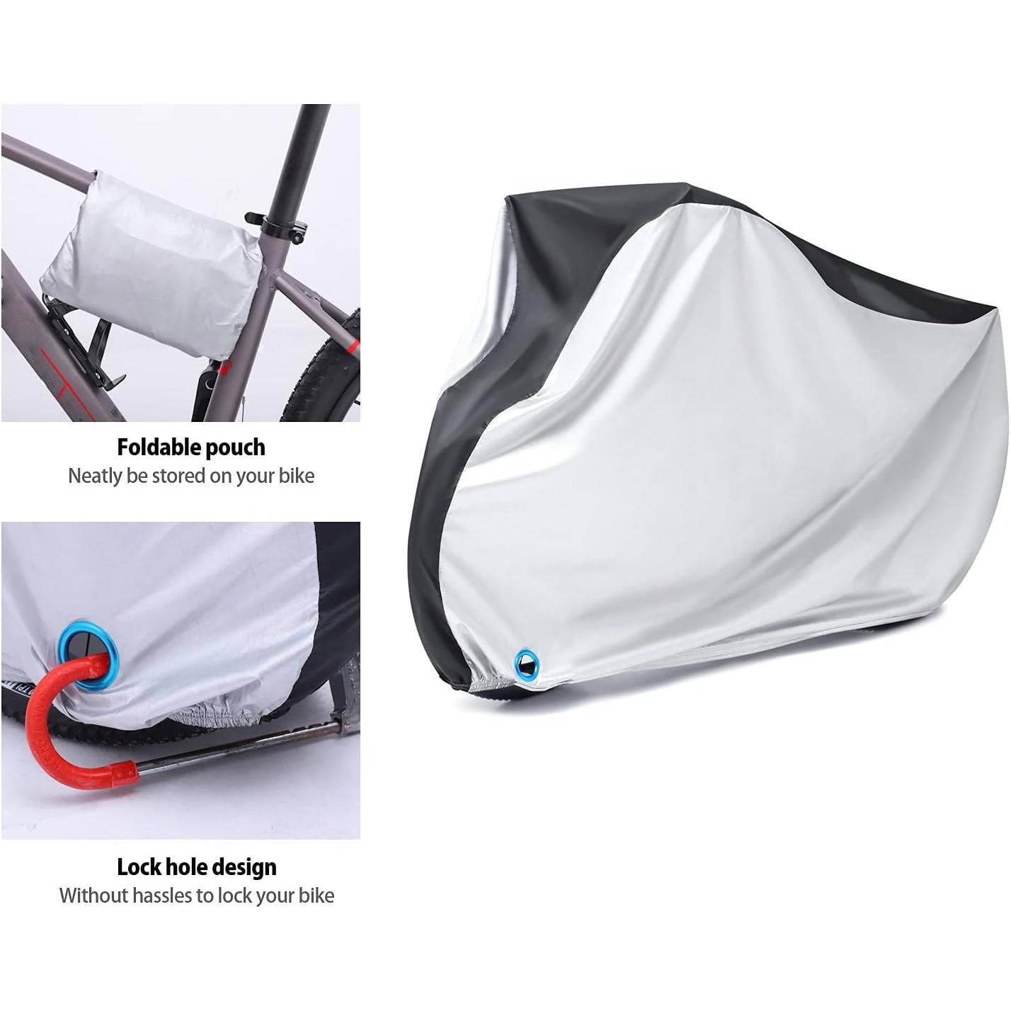 Waterproof Electric Bike Cover with Lock Hole