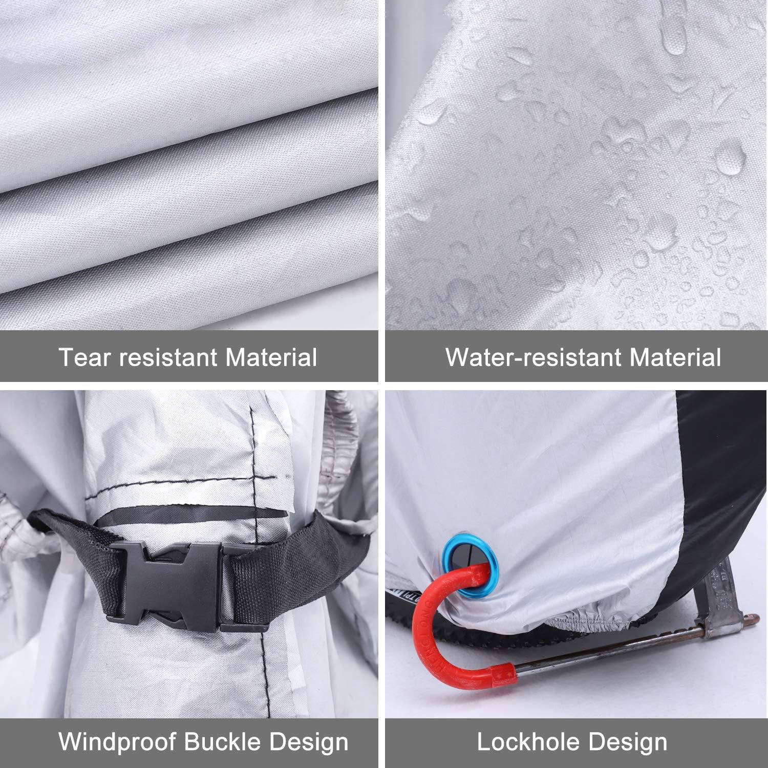 Waterproof Electric Bike Cover with Lock Hole