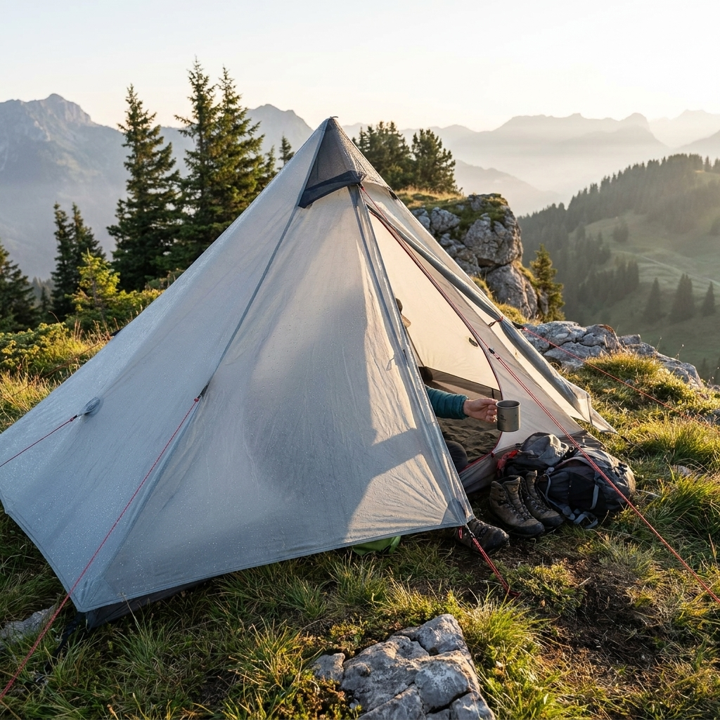 Ultralight One-Person Double-Wall Camping Tent