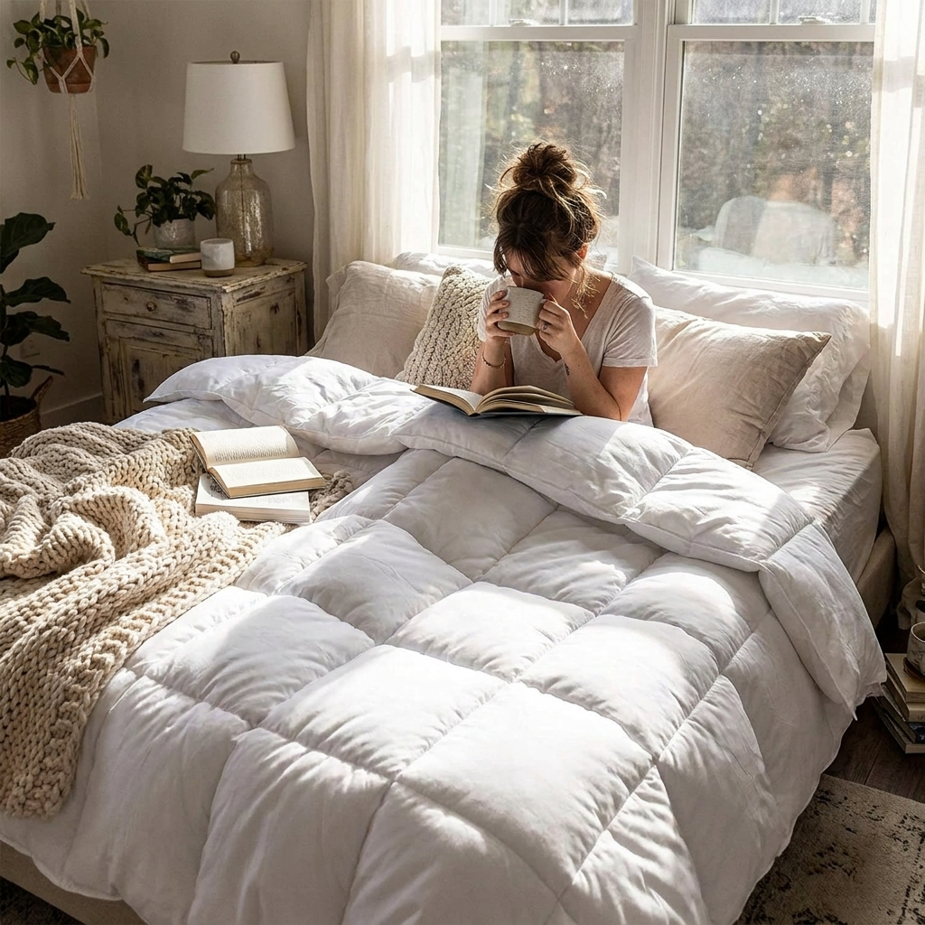 Lightweight Bamboo Summer Duvet Blanket