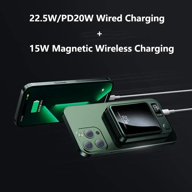 Wireless Magsafe Power Bank With 22.5W Fast Charging