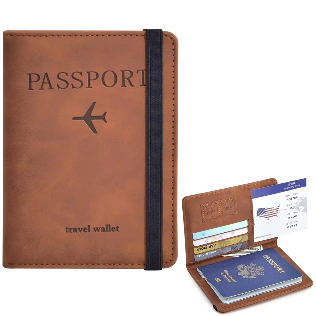 Travel Passport Wallet with Card Slots