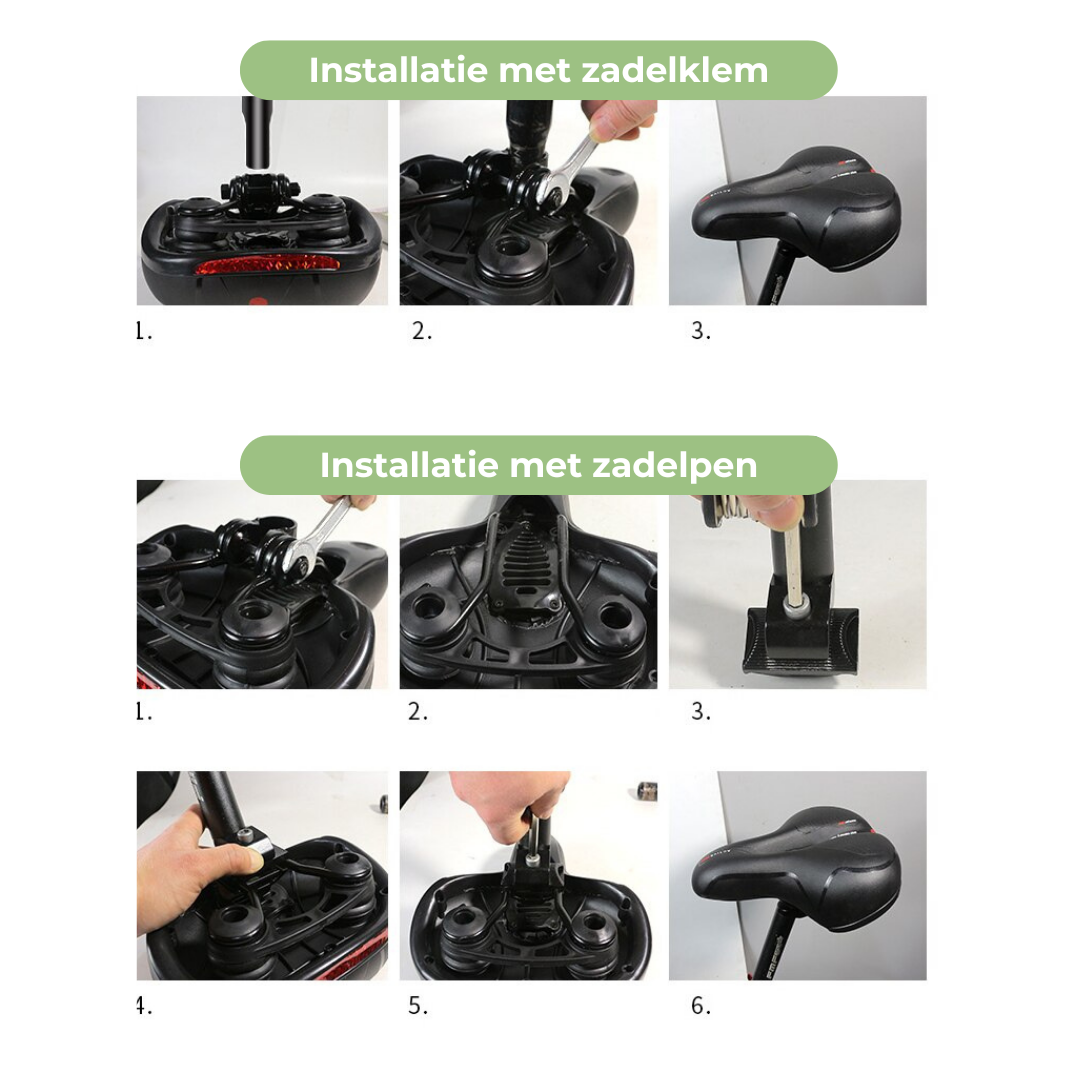 Bike Saddle For Commuter And Mountain Bikes