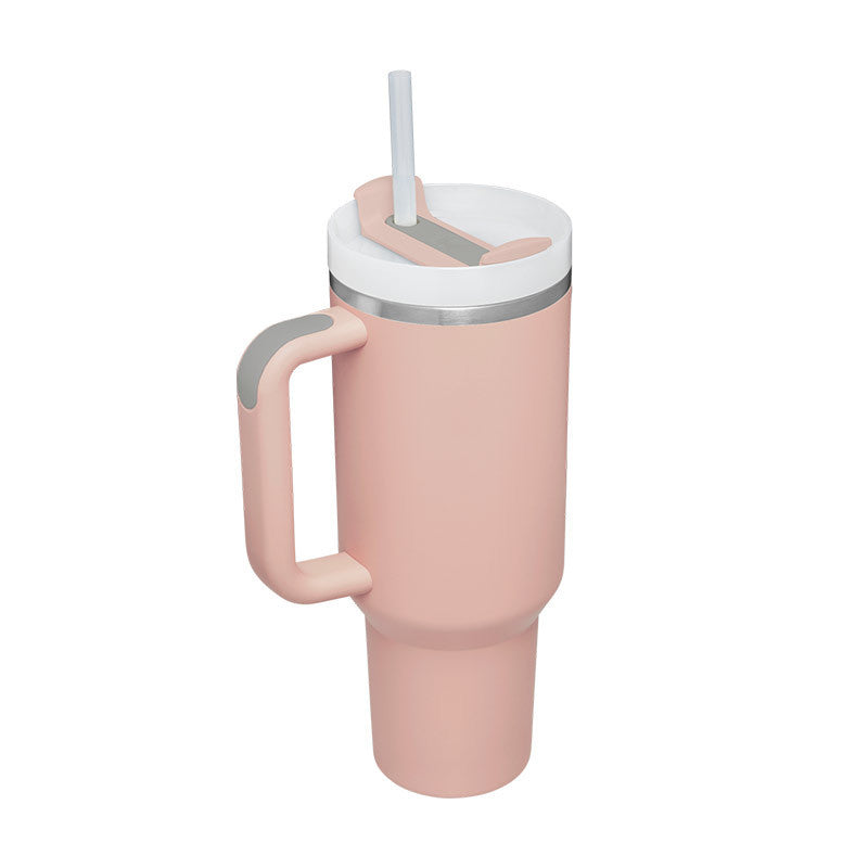 Insulated Travel Mug With Straw