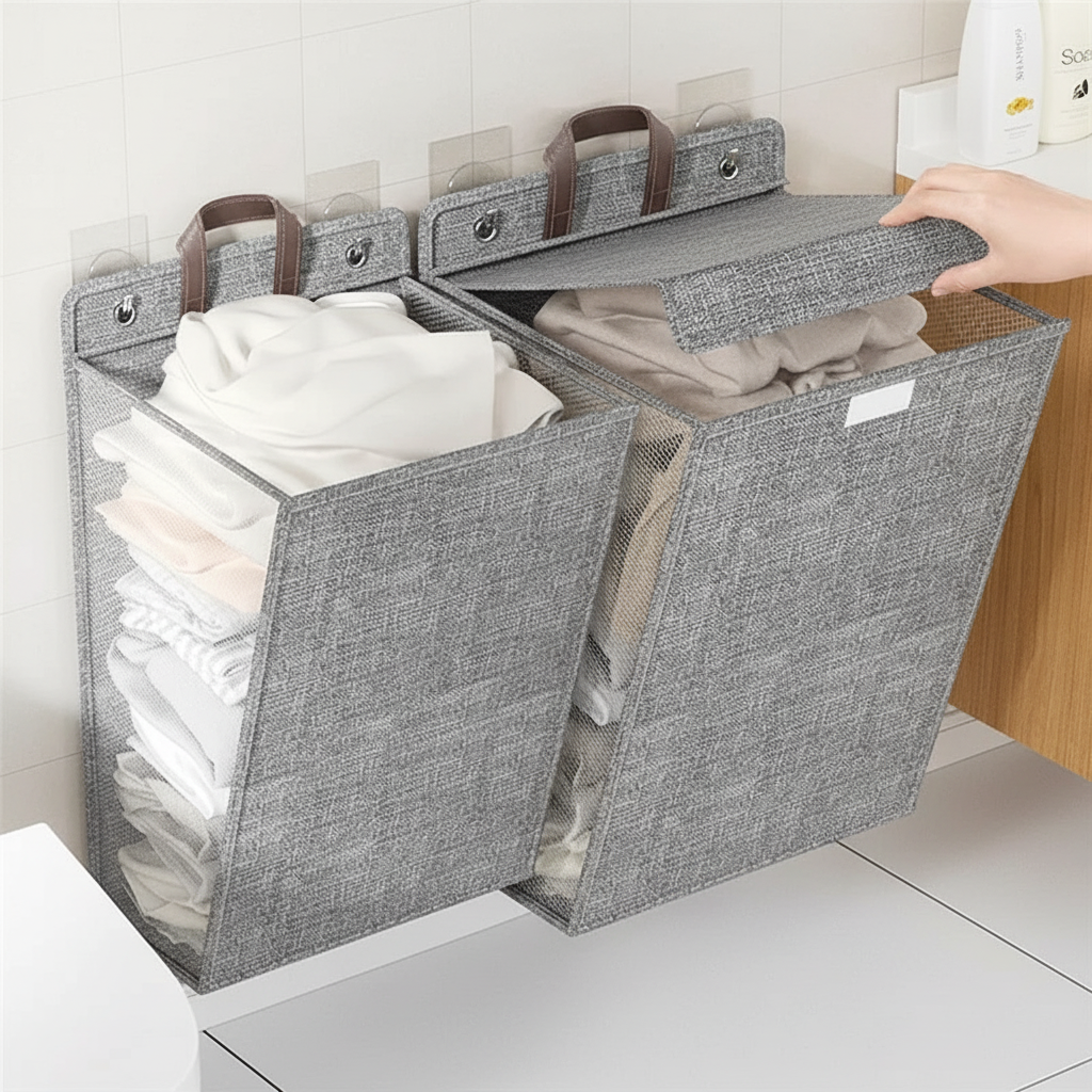 foldable-wall-mounted-laundry-basket-no-drill-adhesive-mount-img1.png