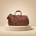 Buffalo Leather Duffel Bag Weekender Travel Carry On