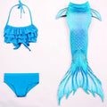Kids Mermaid Swimsuit and Beach Costume Set