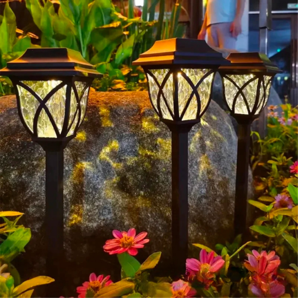 Solar Lantern Garden Path Lights