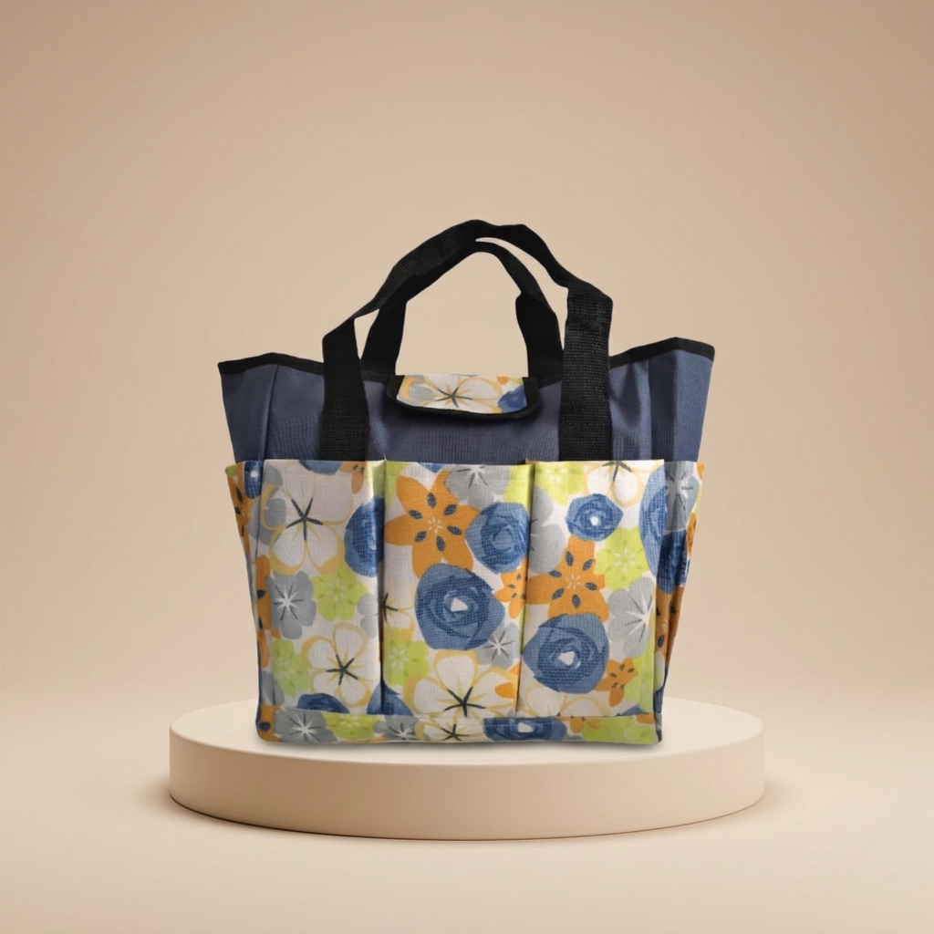Heavy-Duty Garden Tool Bag | Large Organizer Tote with Pockets