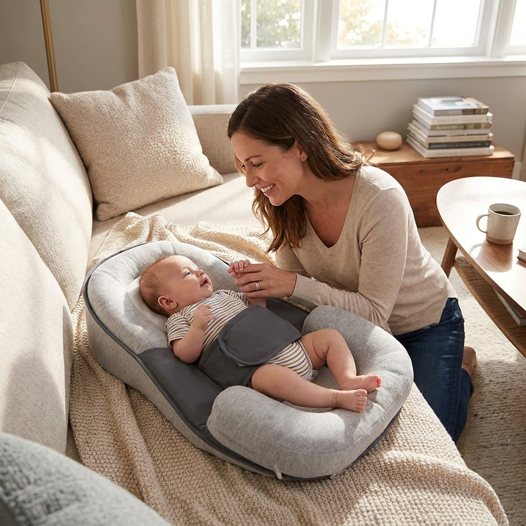 Inclined Infant Support Pillow