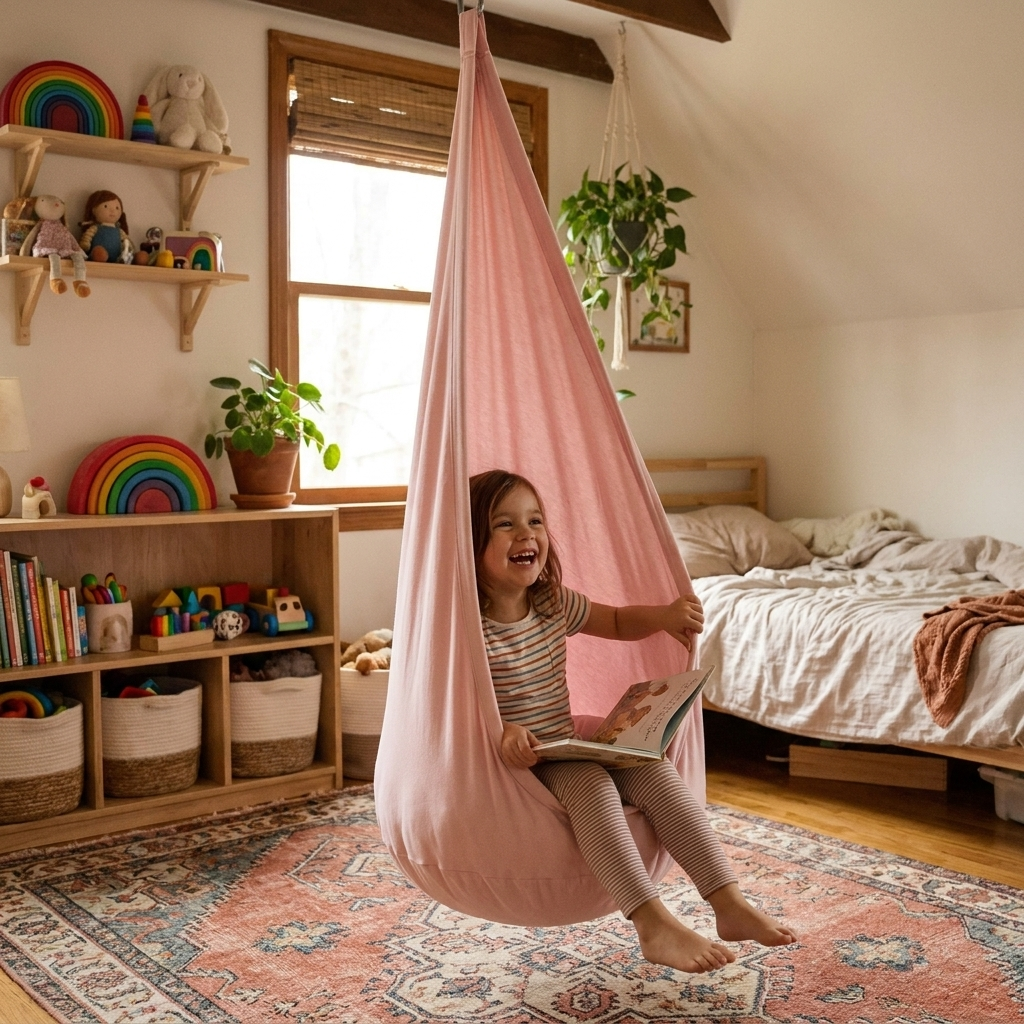 Indoor Fabric Swing Seat for Children