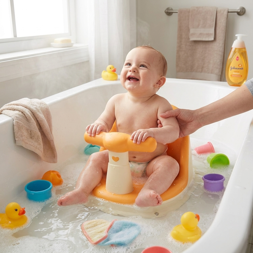 Baby Bath Seat with Back Support