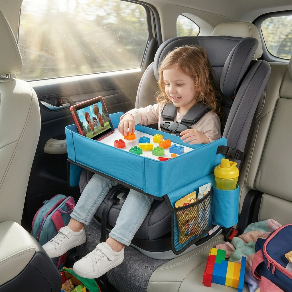 Kids Snack and Play Travel Tray