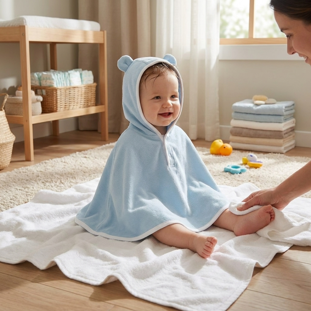 Baby UPF 50+ Hooded Sun Protection Cape