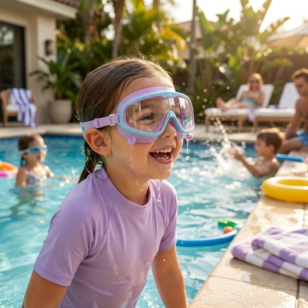 Kids Anti-Fog Swimming Goggles