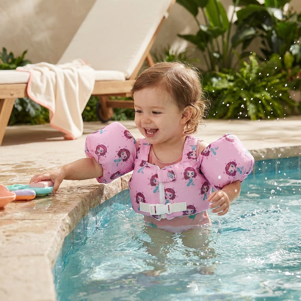 Baby Swim Vest with Adjustable Straps