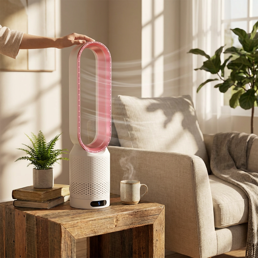 6L Portable Air Cooler with UV Purification