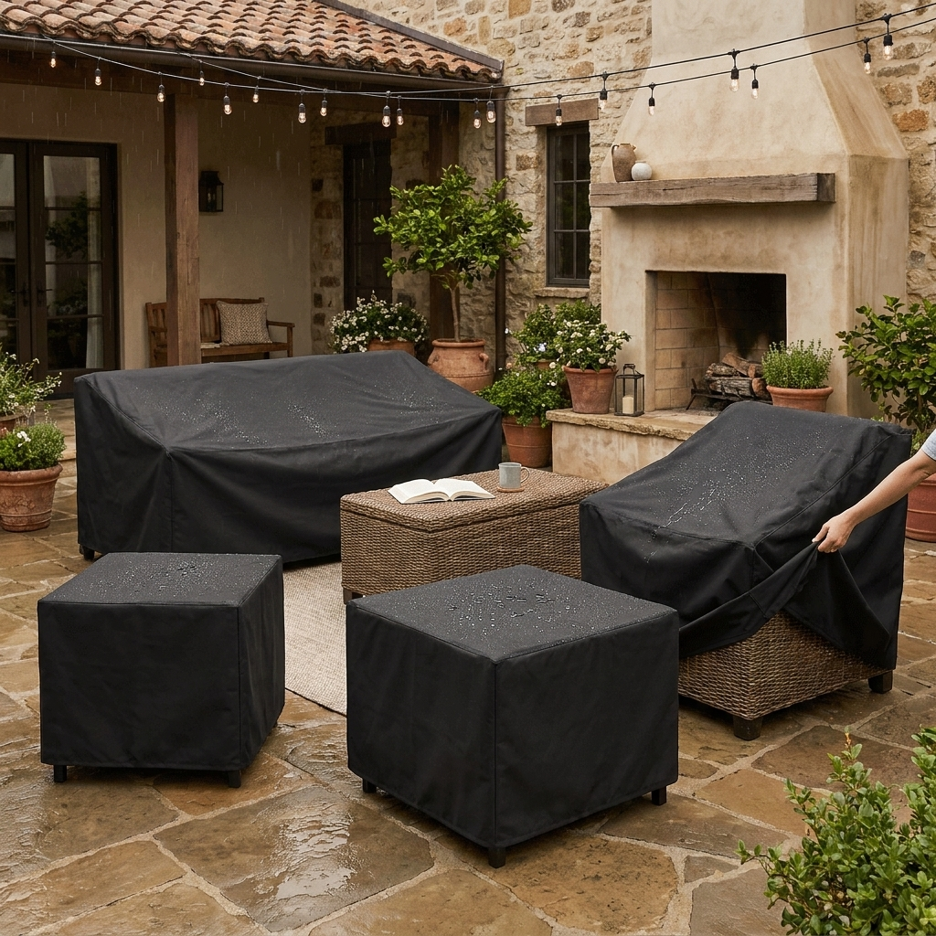 Weatherproof Outdoor Furniture Cover with UV Protection