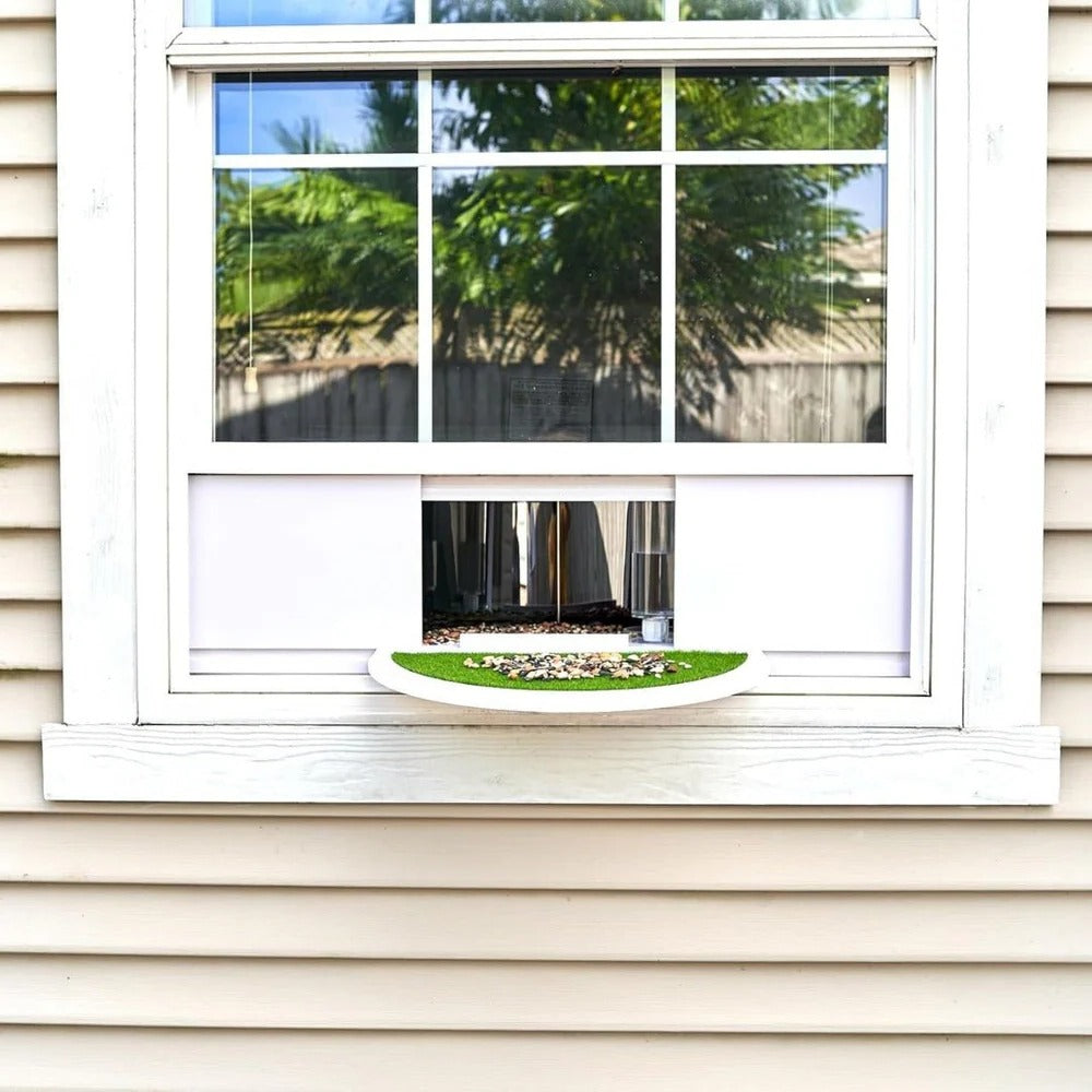 View Window Bird Feeder With Wide Angle Visibility