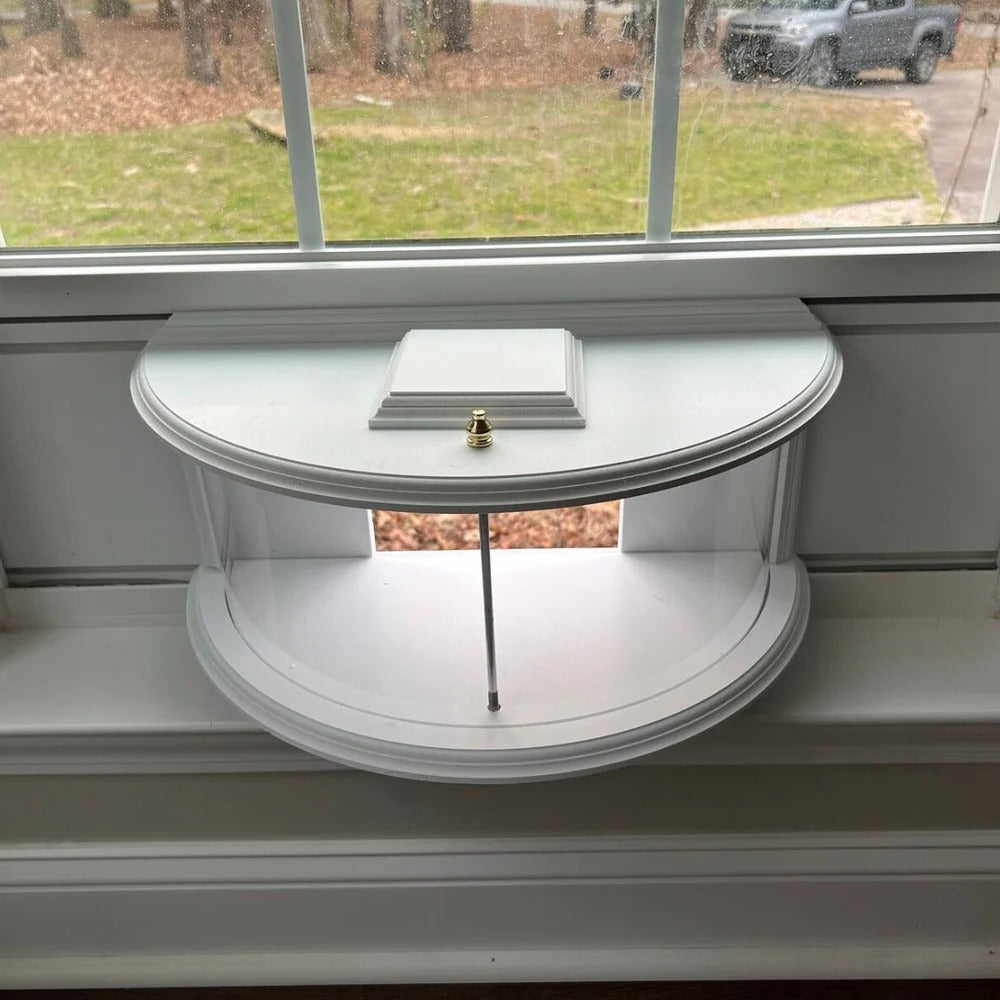 View Window Bird Feeder With Wide Angle Visibility