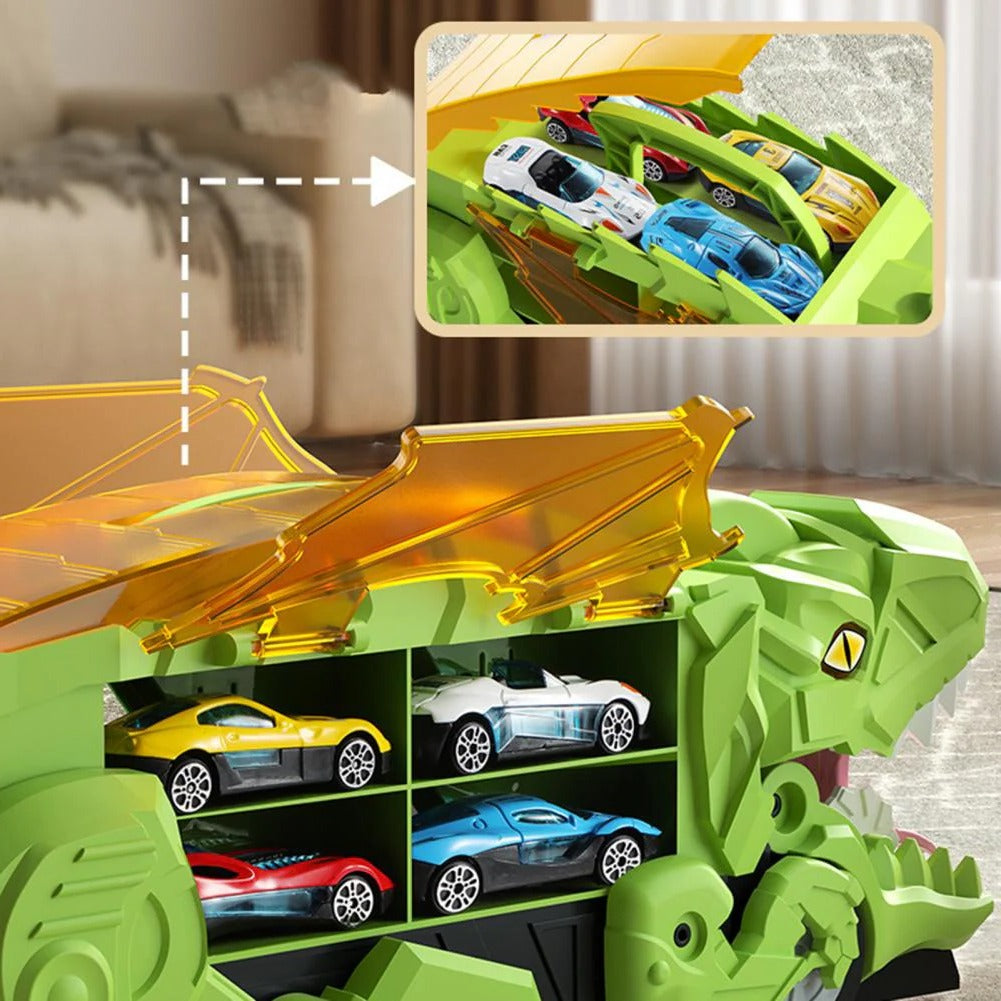 Dinosaur Transporter Truck Play Set