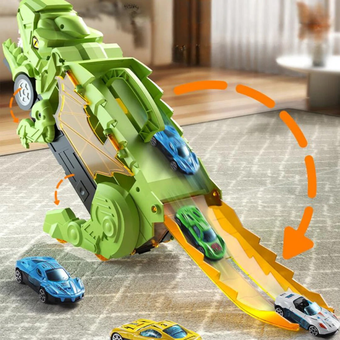Dinosaur Transporter Truck Play Set