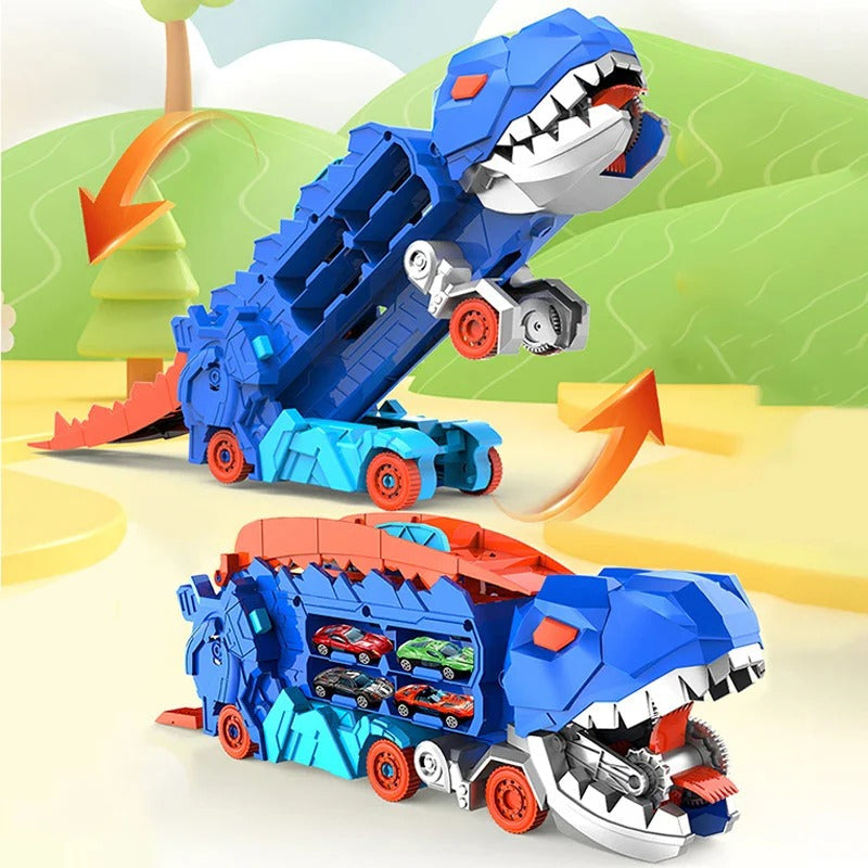 Dinosaur Transporter Truck Play Set