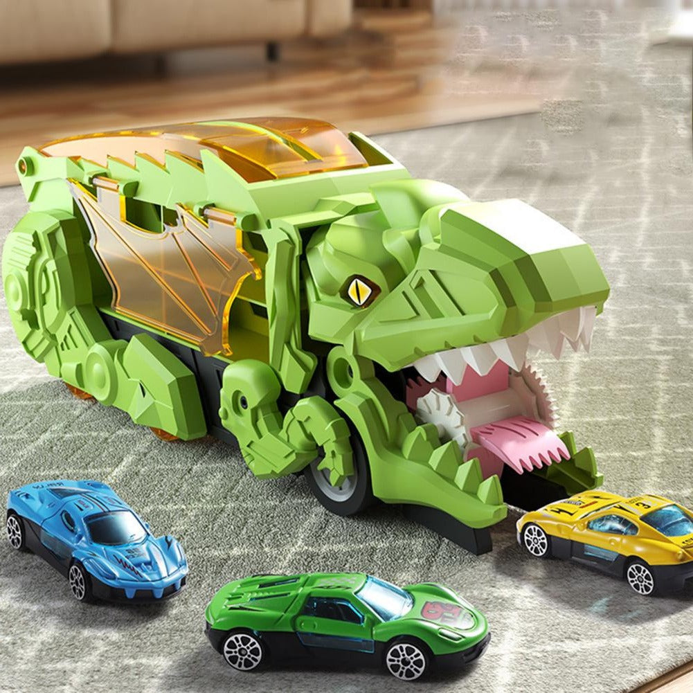 Dinosaur Transporter Truck Play Set