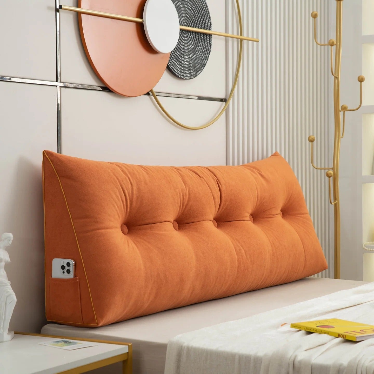 Bed Wedge Pillow For Reading And Lounging