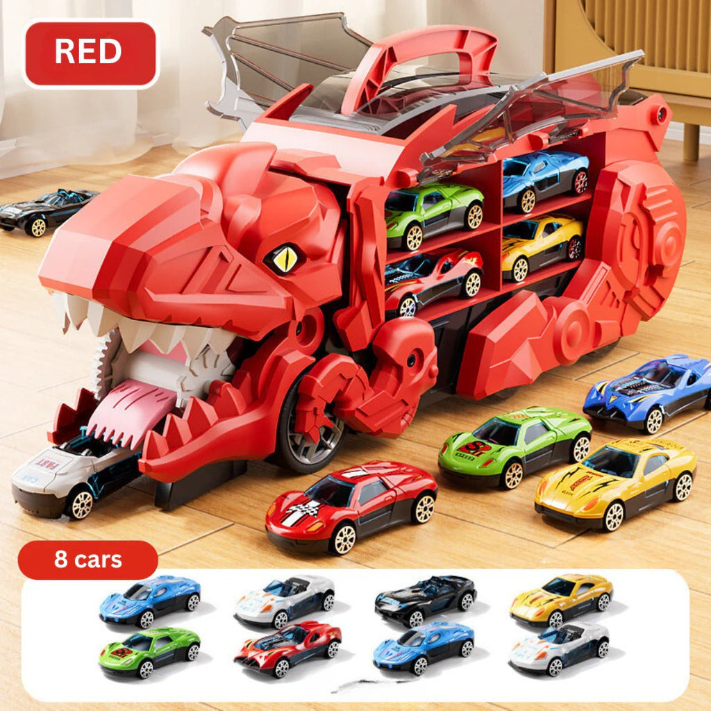 Dinosaur Transporter Truck Play Set