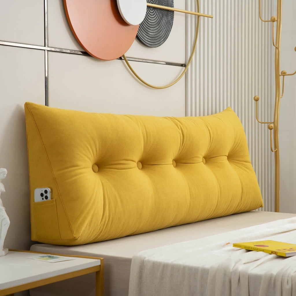 Bed Wedge Pillow For Reading And Lounging