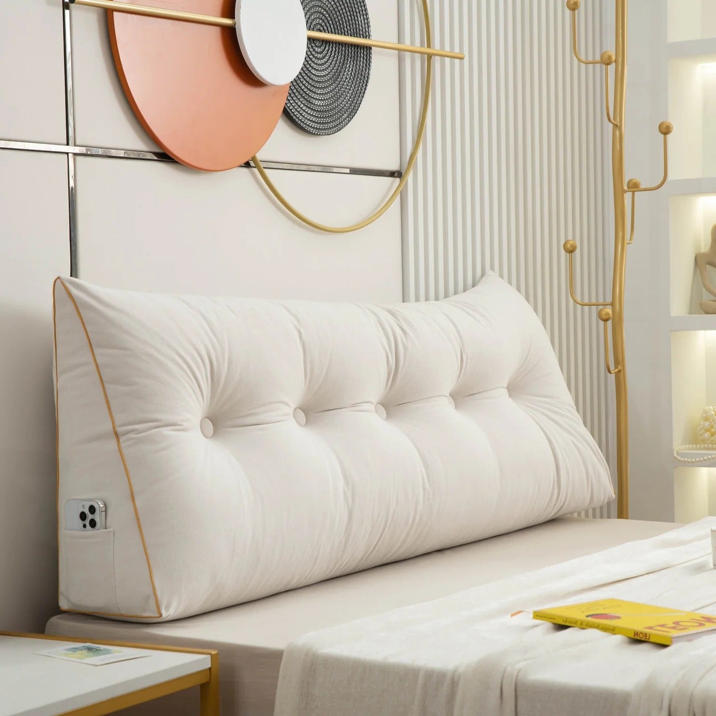 Bed Wedge Pillow For Reading And Lounging