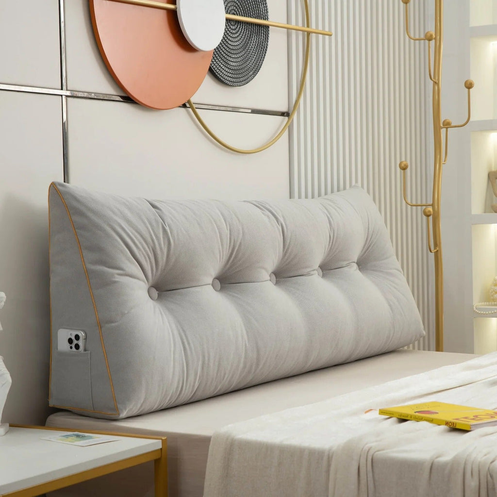 Bed Wedge Pillow For Reading And Lounging