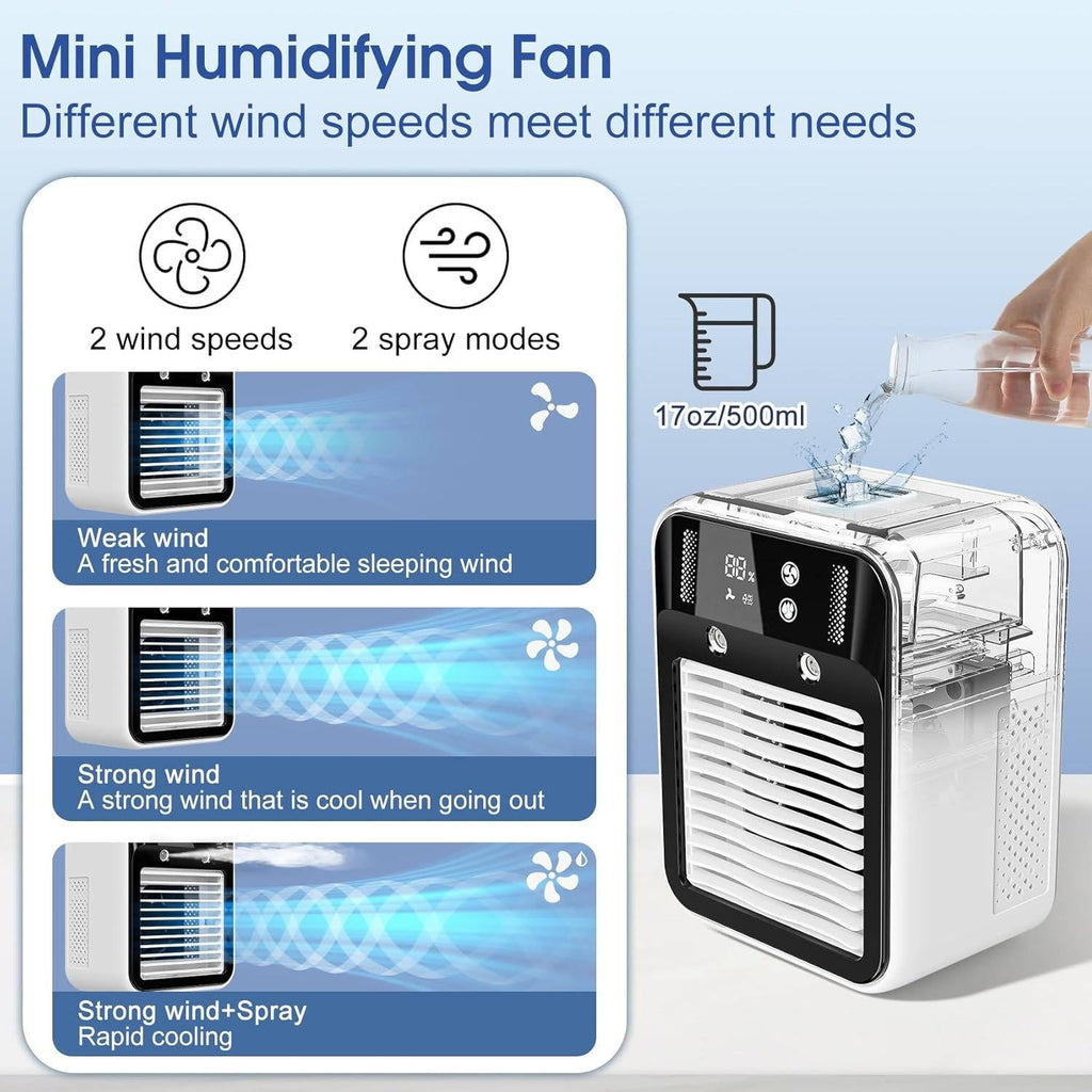 Portable Air Cooler Fan For Bedroom