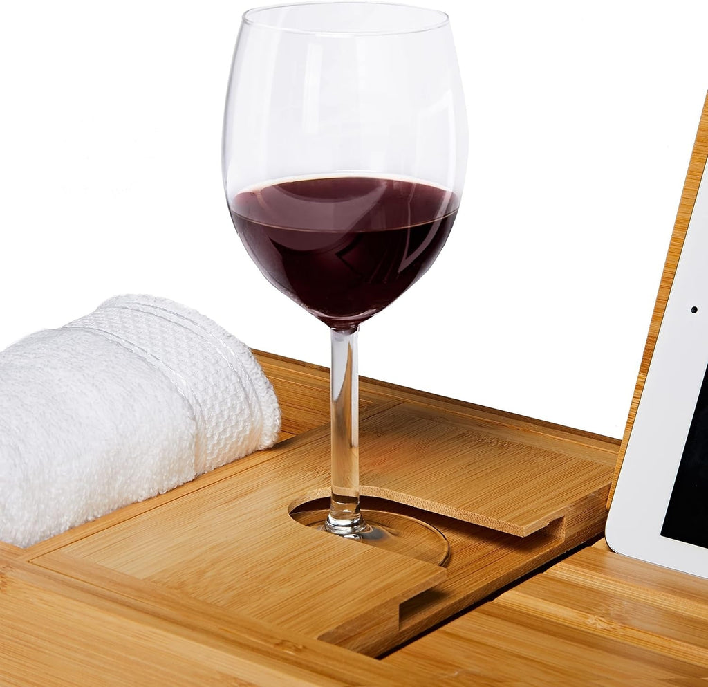 Expandable Bamboo Bath Caddy