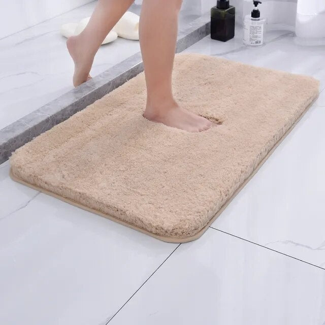 Plush Bathroom Rug