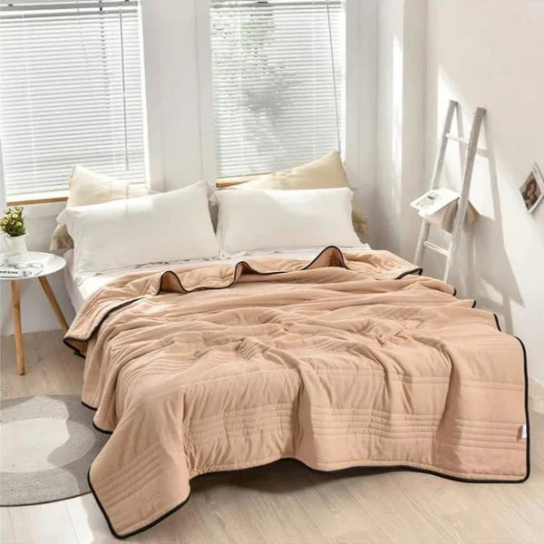 Cooling Blanket for Hot Sleepers, Soft Breathable Ice Cooling Throw