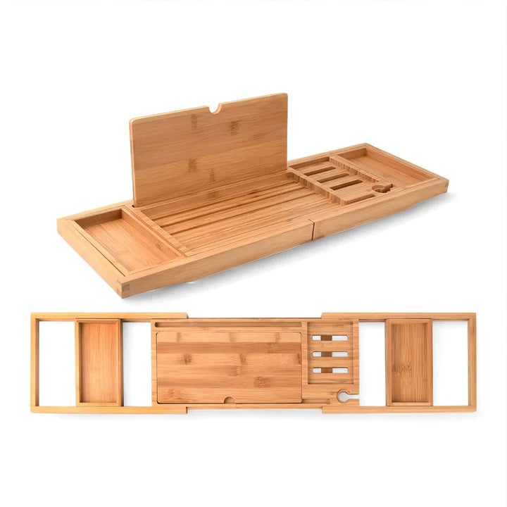 Expandable Bamboo Bath Caddy