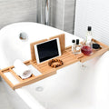Expandable Bamboo Bath Caddy