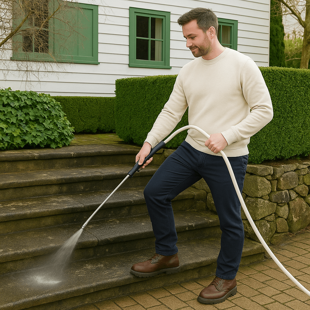 High-Pressure Garden Hose Spray Nozzle