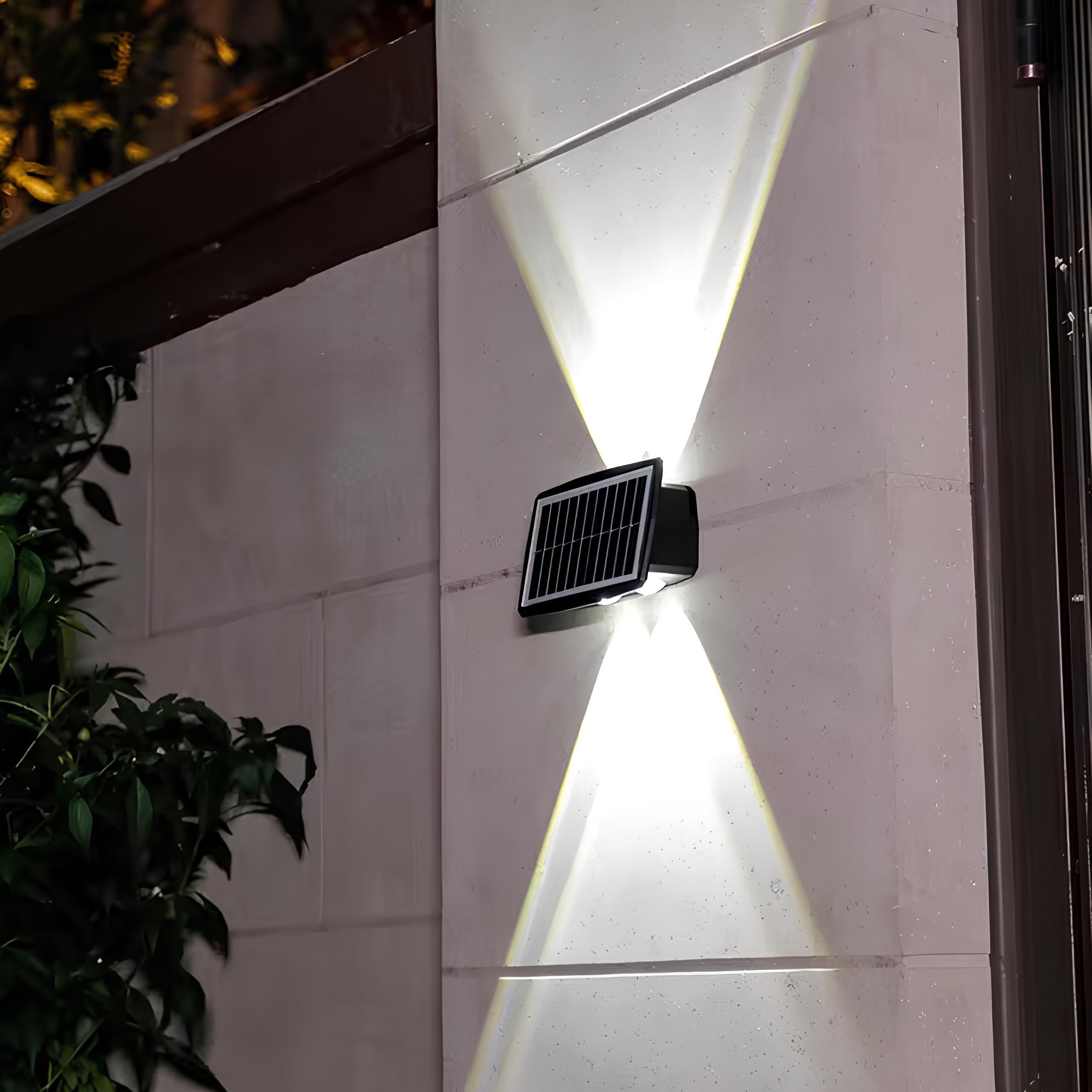 Solar Wall Sconce Light for Outdoor Entrances
