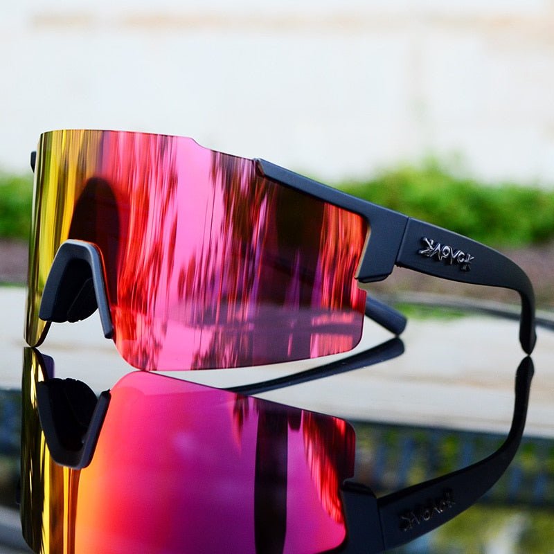 Mirrored Cycling Sunglasses For Road Biking