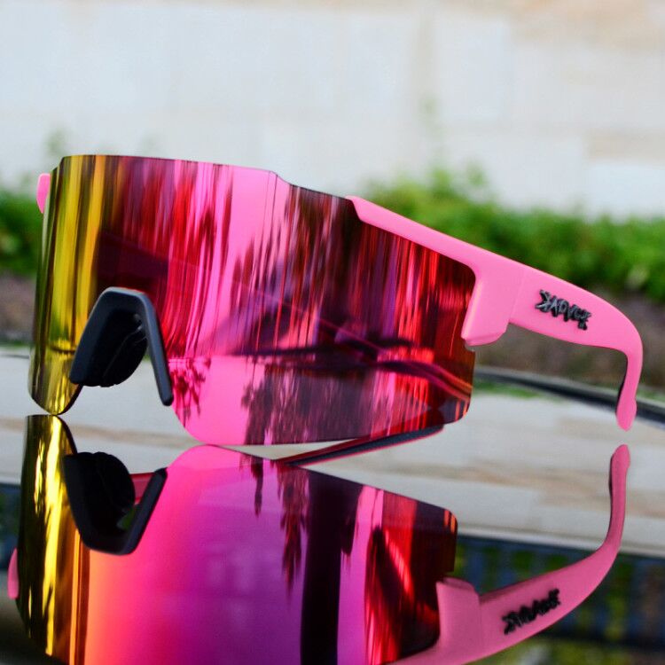 Mirrored Cycling Sunglasses For Road Biking