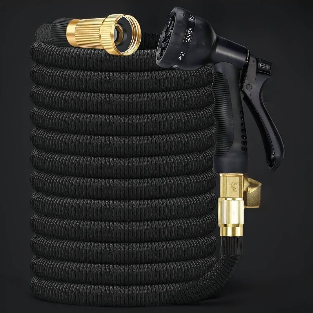 Expandable Garden Hose with Spray Gun