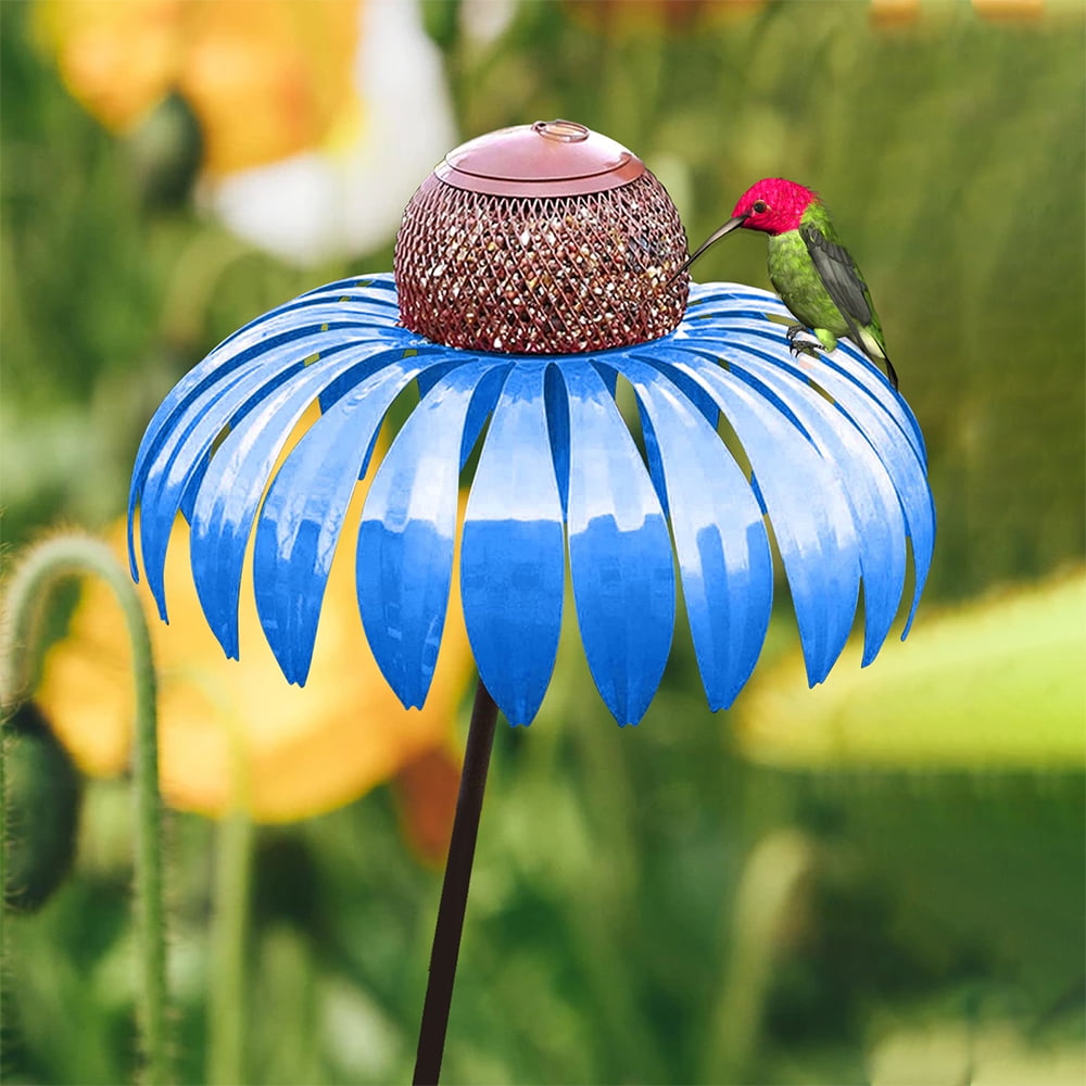 Flower-Shaped Garden Bird Feeder