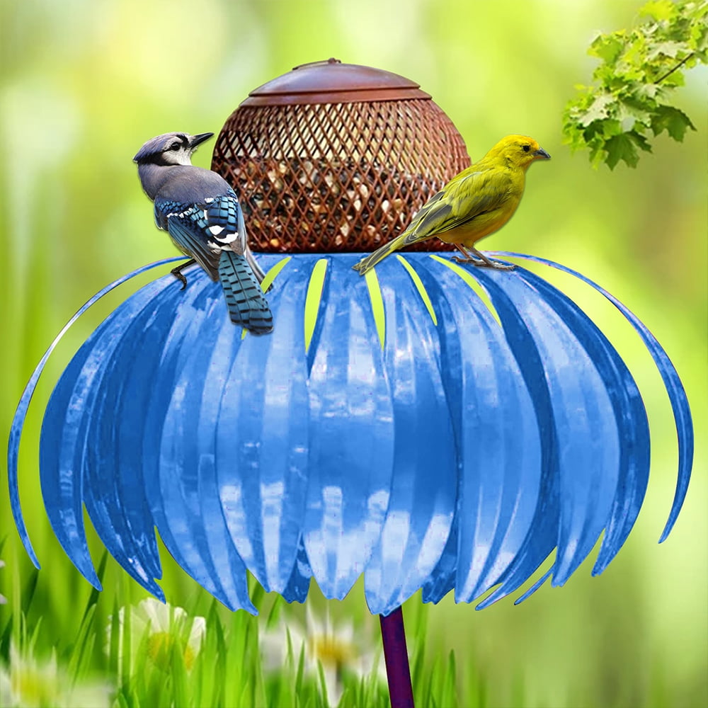 Flower-Shaped Garden Bird Feeder